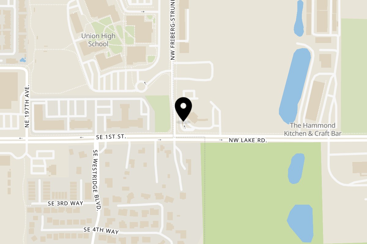 Map showing the location of Curry-O-City on 5900 NW Friberg-Strunk St in Camas